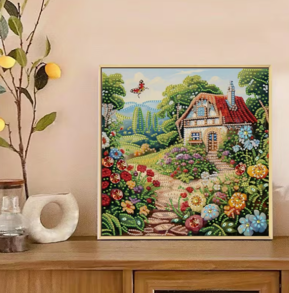 Diamond Painting Landschaft & Blumen